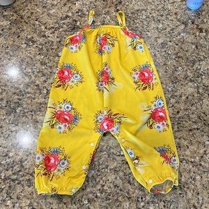 2T Yellow Romper